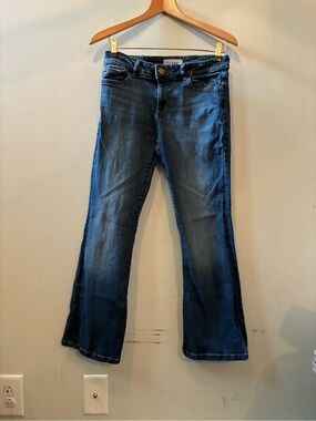 DL1961 Dark Blue Bridget Instasculpt  Bootcut Denim Jeans Stretch Mid Rise 28